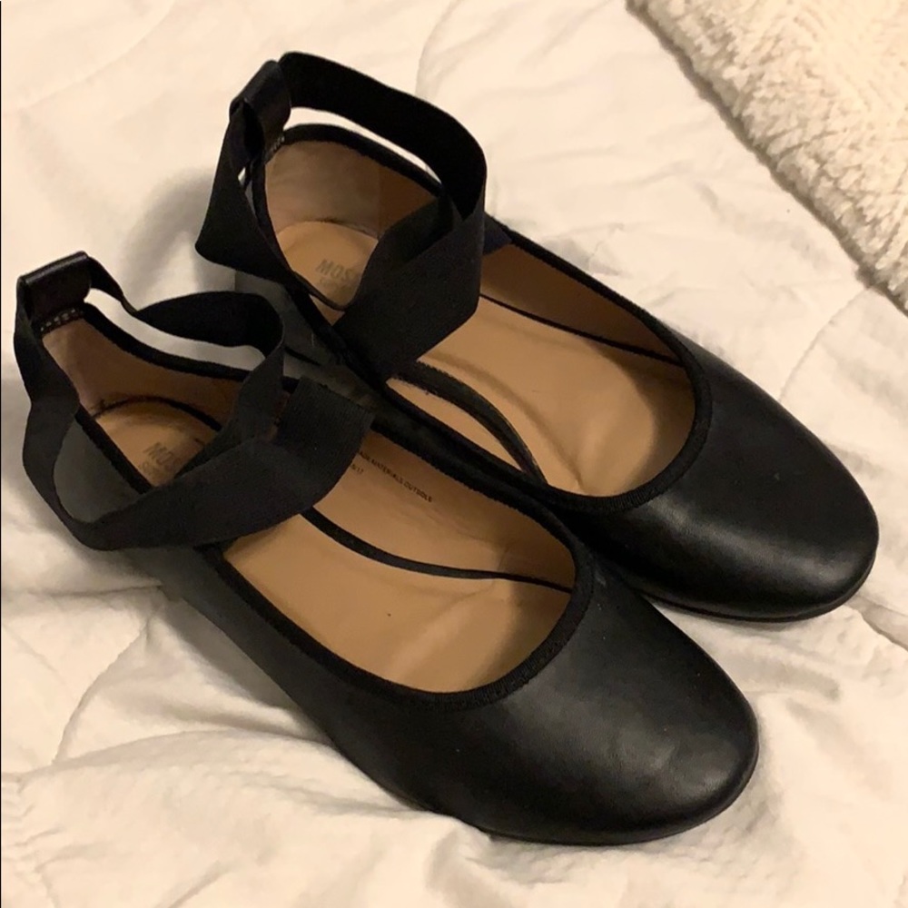 Mossimo ballet flats with ankle wrap